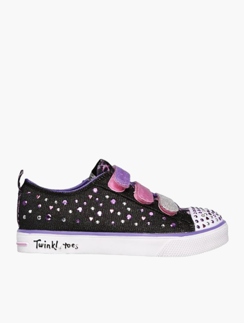 twinkle♡ MyRunway | Shop Skechers Girls Black Twinkle Breeze 2.0 Sneakers